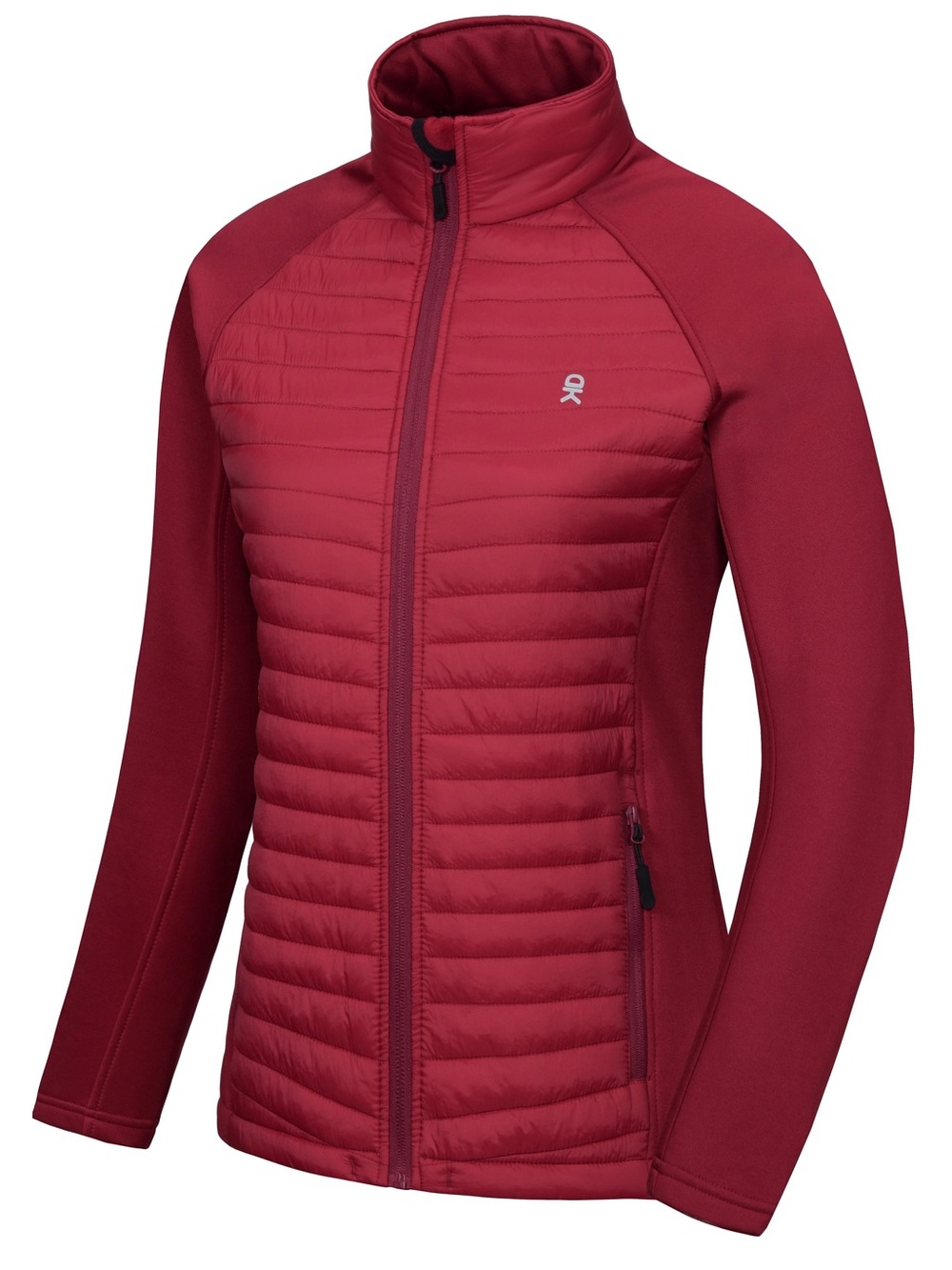 Little Donkey Andy Red Hybrid Quilted Fleece Jacket Size Medium 8915